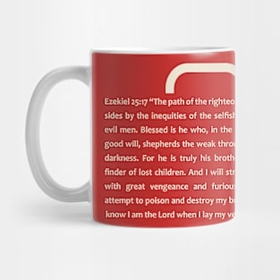 Ezekiel 25:17 Pulp Fiction Mug